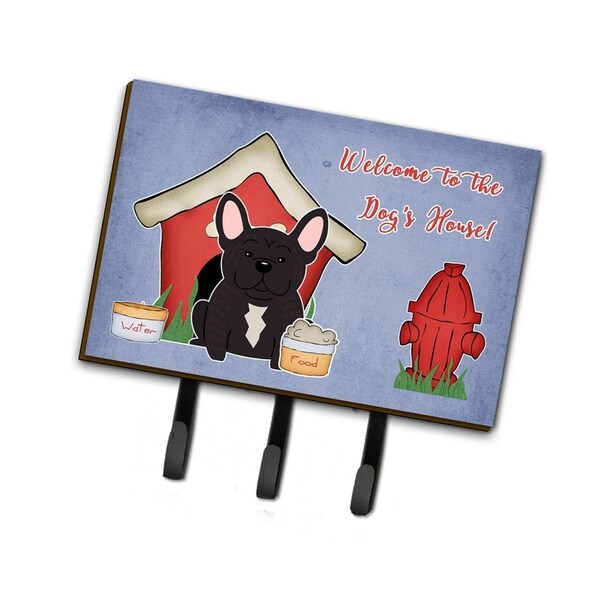 Carolines Treasures Dog House Collection French Bulldog Brindle Leash or Key Holder BB2763TH68 - main